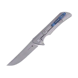 Ніж складаний туристичний Ruike M121-TZ, (9.2 см) S35VN / TC4 (титан) сірий