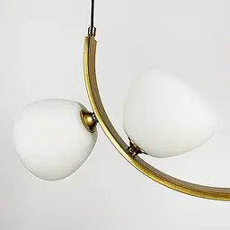 Вражаюча люстра MODERN FLORAL ARCH на 3 плафони Line.F C 18D/3 AB - мініатюра 3