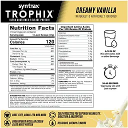 Протеїн Syntrax Trophix Creamy Vanilla 2270 г - мініатюра 2