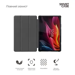 Чохол-книжка на планшет Lenovo Tab K11 Plus, Smart Case, black, підставка для планшета 11.45 , шкіряний, мікрофібра, на магніті, ArmorStandart (ARM83273) - мініатюра 3