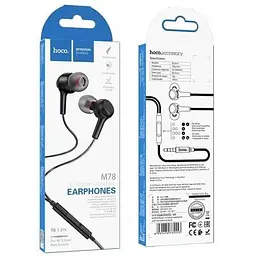 Hаушники Hoco El Placer універсальні earphones with microphone M78 білі 6931474735560 - мініатюра 3