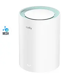 Маршрутизатор WiFi Mesh-система WiFi 5 Cudy M1300 (1-Pack) дводіапазонний гігабітний AC1200 (73-00517)