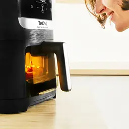 Мультипіч Tefal Easy Fry Silence Vision 1670Вт 5л 10 програм з віконцем пластик чорний - мініатюра 6