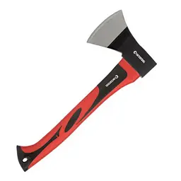 Топор INTERTOOL HT-0262, 800 г, фібергласова ручка, інструментальна сталь