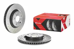 Диск гальмівний вентильований Toyota Rav4, Mark X Zio, Harrier 05-25р Brembo (09.A417.1X) - мініатюра 2