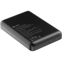 Павербанк ATRIA Black 10 000 mAh / 15 Вт (WPD-W72B) - мініатюра 3