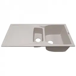 Кухонна мийка Adamant NEW LINE PLUS avena 975x495x235 мм, з крилом 97,5 см - мініатюра 2