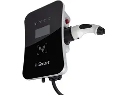 Зарядна станція для електромобілів HiSmart Type 2, 22kW, 32A, 3-фази, 5м (EV200085) - мініатюра 2