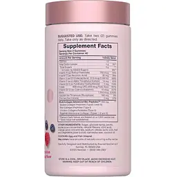 Мультивітаміни для жінок з колагеном Neocell Womens Multivitamin Multi Collagen Advanced Bio-Peptides смак ягід 80 жувальних цукерок - мініатюра 2