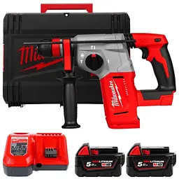 Перфоратор акумуляторний безщітковий SDS-PLUS MILWAUKEE, M18 BLHX-502X, 2.3 Дж (ЗУ, 2х5Аг, HDкейс)