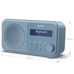 Радіоприймач Sharp DR-P420 Blue - мініатюра 5