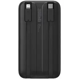 Зовнішній акумулятор Baseus Comet Series 20000mAh 22.5W 2024 чорний PPMD020101 - мініатюра 3