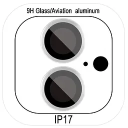 Захисне скло Metal Classic на камеру (у упак.) для Apple iPhone 17 (6.3) Срібний / Silver