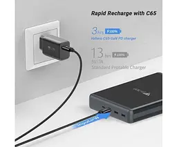Зовнішній акумулятор Voltero S50 50000 mAh 100W USB-C MacBook powerbank - мініатюра 2
