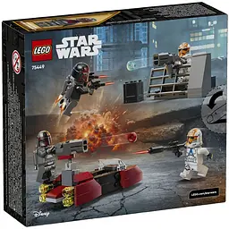 Конструктор LEGO Star Wars Бойовий комплект Облога Мандалора 116 деталей (75449) - мініатюра 5