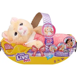 Інтерактивна іграшка Moose Little Live Pets Кошеня-обіймашка Джінджер (26492) - мініатюра 2