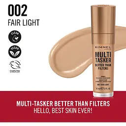 Праймер для обличчя Rimmel Multi Tasker 3 в 1 №002 Fair light 30 мл - мініатюра 4
