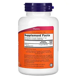Вітаміни та мінерали NOW Vitamin C Crystals, 227 грам - мініатюра 2