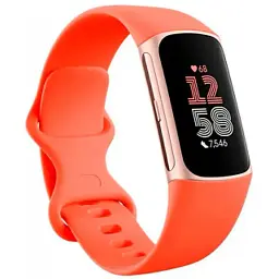 Смарт-браслет Fitbit by Google Charge 6 Gold koperta / coral belt