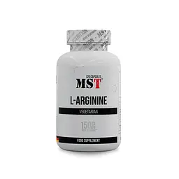 Амінокислота MST Nutrition L-Arginine, 120 капсул