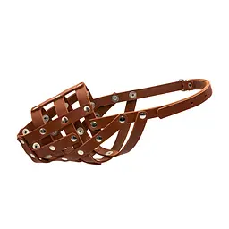 Намордник м'який "CoLLaR" №2 (доберман, вівчарка сука, далматин) коричневий - мініатюра 3