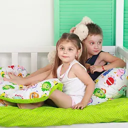 Простирадло Cosas полуторне 155х240 green dots, зелений (Зеленый_горох_25) - мініатюра 5