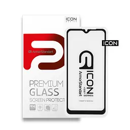Захисне скло для Realme C2, Icon, 2.5D загартоване скло, повне проклеювання, глянсове, удароміцне, з олеофобним покриттям, сумісне з чохлами, міцність 9H, проста установка, ArmorStandart (ARM56298-GIC-BK)
