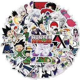 Стікерпак Хантер х Хантер Набір наклейок Hunter × Hunter 50 штук