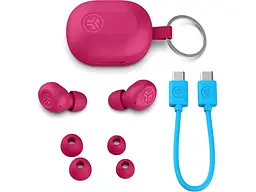 Наушники TWS JLAB JBuds Mini Pink (IEUEBJBMINIRPNK124) - миниатюра 6