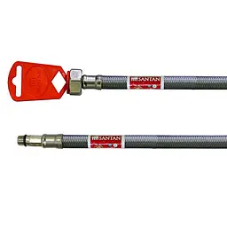 Шланг для змішувача SANTAN Adell антикорозія M10х1/2" Г-КШ 50 см 30412 - мініатюра 2