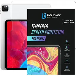 Захисне скло BeCover для Apple iPad Pro 11 2020/2021/2022 Clear (706056) - мініатюра 2