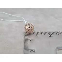 Золоті сережки-пуссети Favoritum з алмазною гранню. 210115_7_А - мініатюра 4