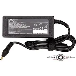 Блок живлення для ноутбуків PowerPlant ASUS 220V, 19V 65W 3.42A (5.5 x 2.5) (AS65F5525)