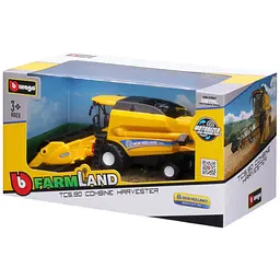 Автомодель Bburago 18-31721 New Holland TC5.90 зернозбиральний комбайн з зерновою жниваркою - мініатюра 2