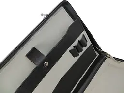 Дипломат чоловічий Portfolio 44х33х10 см Чорний (D17601) - мініатюра 7