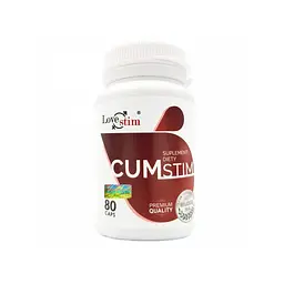 Збудливі капсули для чоловіків Lovestim Suplement Diety Cumstim 80KAPS