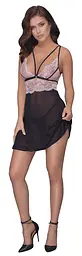 Пеньюар Babydoll black/pink S Cottelli 42-27413421021 101821 - мініатюра 5