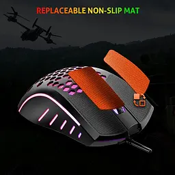 Миша MeeTion GM015 RGB Backlight Gaming Mouse регульована роздільна здатність 800-6400dpi - мініатюра 9