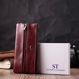 Жіноча шкіряна ключниця ST Leather 16х7х0,5 см acs0028335 - мініатюра 8