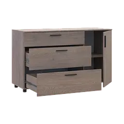 Комод Doros Торн Кремона Канноло 3Ш/1Д 135х51.6х80 (41510177) - мініатюра 7