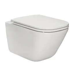 Унітаз підвісний Roca Gap Clean Rim з кришкою Soft Close Slim A34H470000, Білий