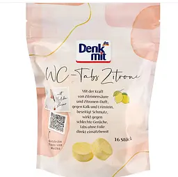Таблетки для чистки туалета лимон DenkMit 16 шт