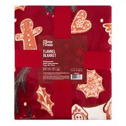 Плед Ardesto Christmas Flannel 160х200 см імбирні будиночки (ART0121PB)