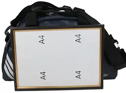 Сумка спортивна для фітнесу Wallaby зі штучної шкіри 16 л 44×23×19 см Синя