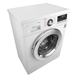 Пральна машина LG з фронтальним завантаженням F1296HDS3, 7кг, 1200, A+++, Пар, глибина 44см, Дисплей, Інвертор, Білий (F1296HDS3) - мініатюра 8