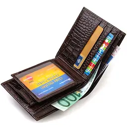 Чоловічий шкіряний гаманець Canpellini 12х9,7х2 см acs0025647 - мініатюра 5