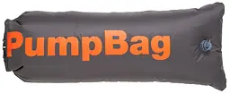 Великий гермомішок для речей та насос два в одному 100L Delta-Sport PumpBag сірий - мініатюра 1