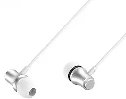 Навушники з мікрофоном Borofone BM29 Sound edge universal earphones with mic Silver