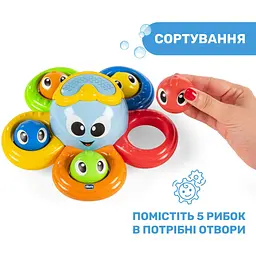 Іграшка для ванни Chicco Восьминіг Біллі (10037.00) - мініатюра 4