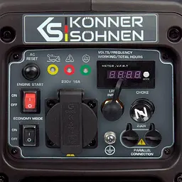 Генератор KonnerSohnen KS 2000iG S, 230В, 2.0кВт, ручний запуск, 19кг / 2000 Вт / Бензин (KS2000IGS) - мініатюра 5